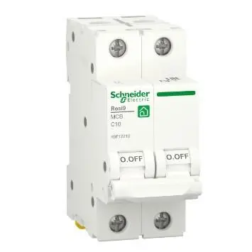 Автоматический выключатель Schneider RESI9 10А 2P кривая С 6кА, фото №1