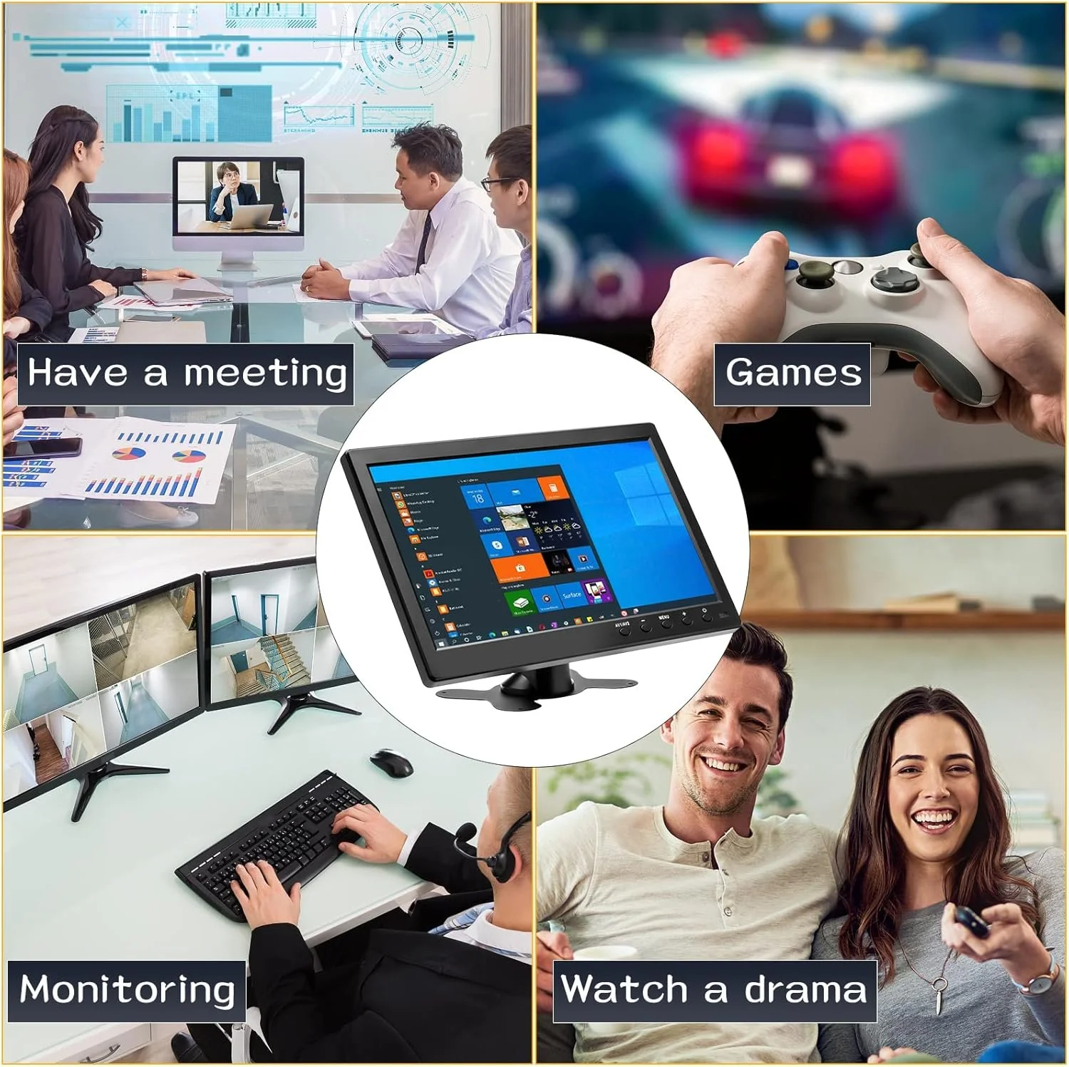 Монітор портативний 10.1" Camecho SH1AM2CA HD TFT 60 Гц, фото №6 Монітор портативний 10.1" Camecho SH1AM2CA HD TFT 60 Гц, фото №6