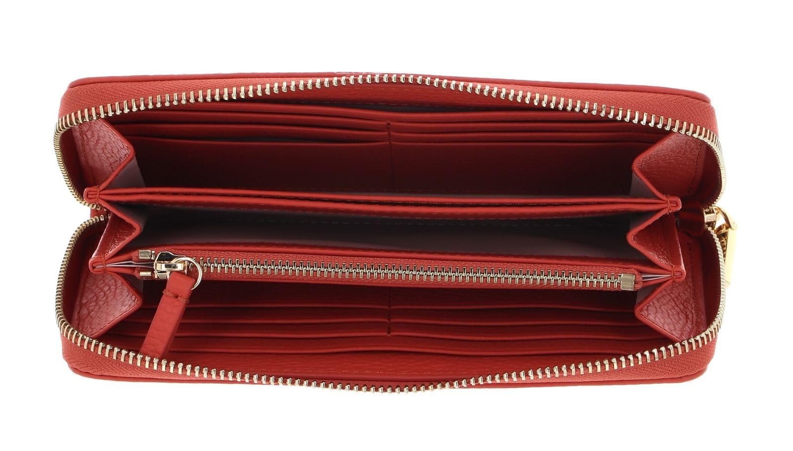 Кошелек Coccinelle Metallic Soft Zip Around Grenadine Red, Grenadine Red, фото №2