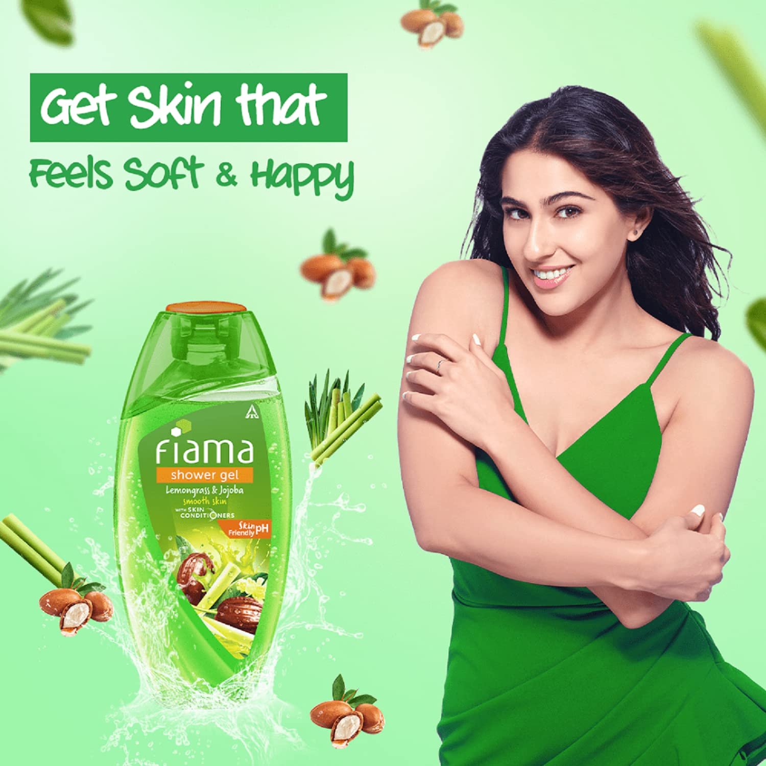 Гель для душу Fiama Lemongrass and Jojoba Gentle Peeling 250 мл, фото №5