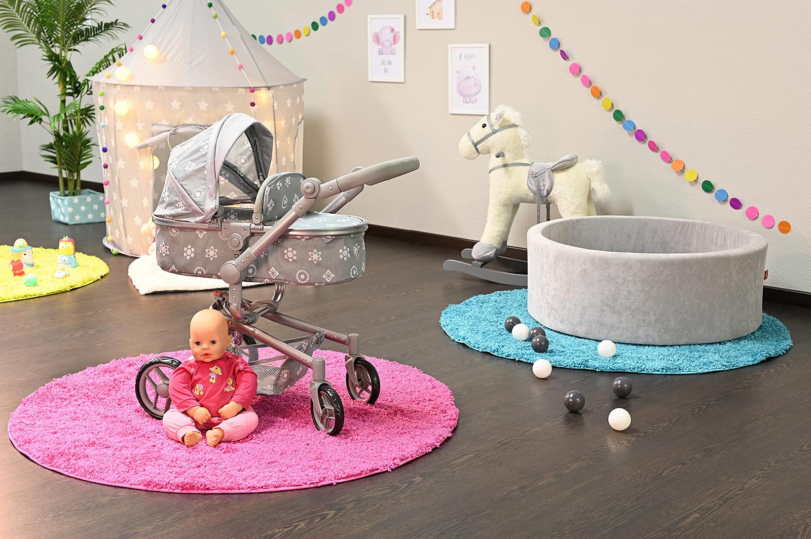 Коляска для ляльок KNORRTOYS.COM Boonk 90940 Королівський Сірий, фото №14