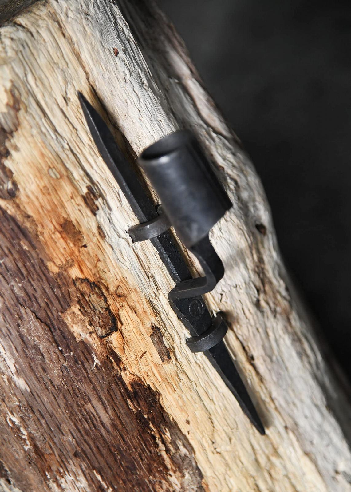 Свічник Ulfberth Mittelalterlicher Wandleuchter II канделябр залізний, фото №4