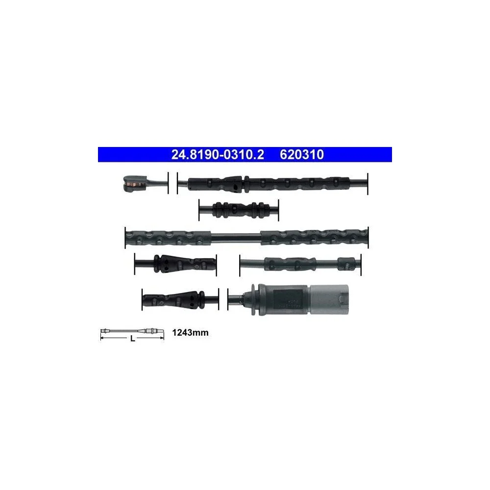 Датчик износа тормозных колодок ATE 24.8190-0310.2 для BMW задняя ось, фото №1