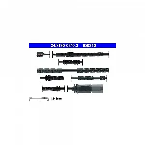 Датчик износа тормозных колодок ATE 24.8190-0310.2 для BMW задняя ось - Фото 1