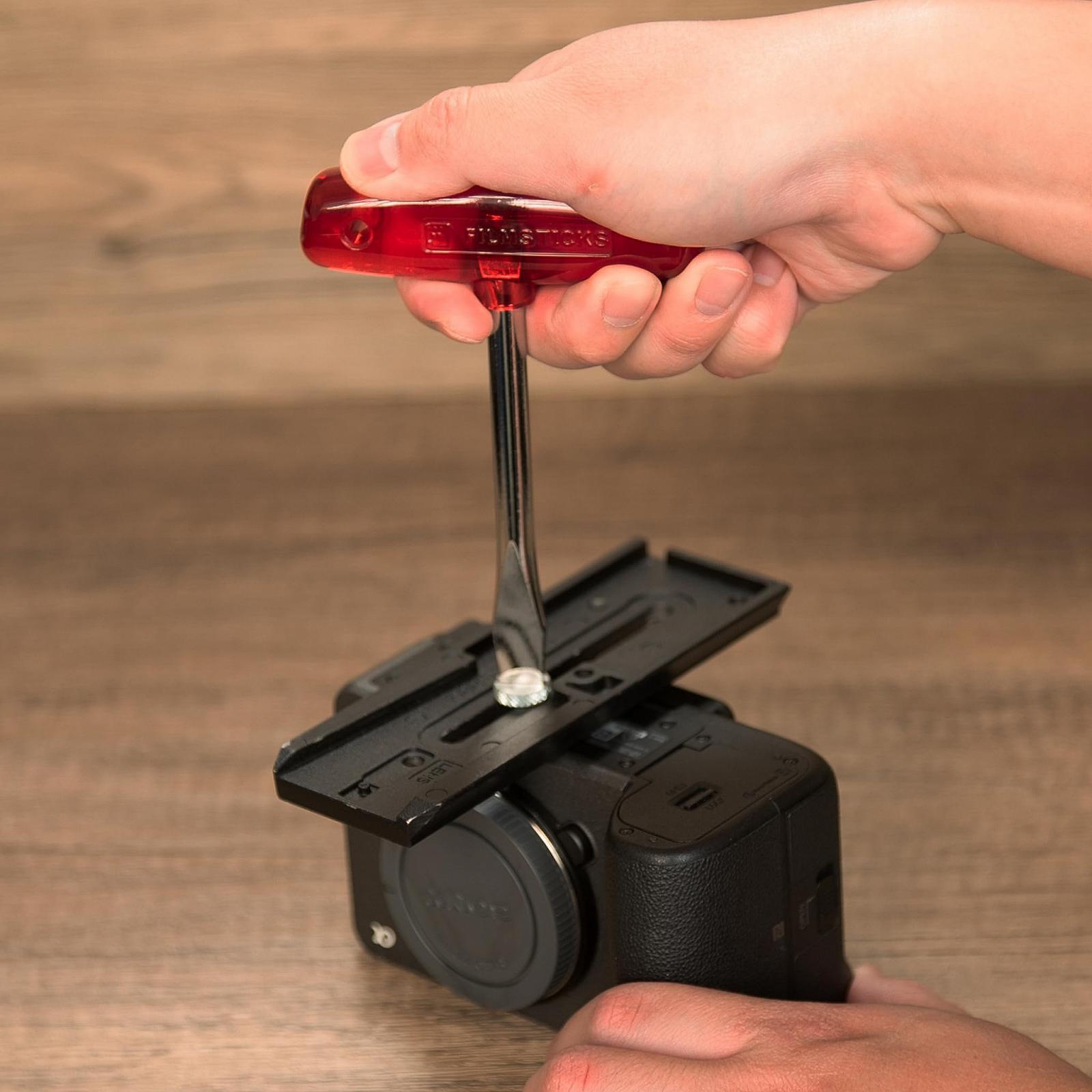 Викрутка Filmsticks T-Handle 10 мм з плоскою головкою подовжена з карбонової сталі зі стрижнем - ABS пластик T-рукоятка зручна для кінонаборів, фото №6