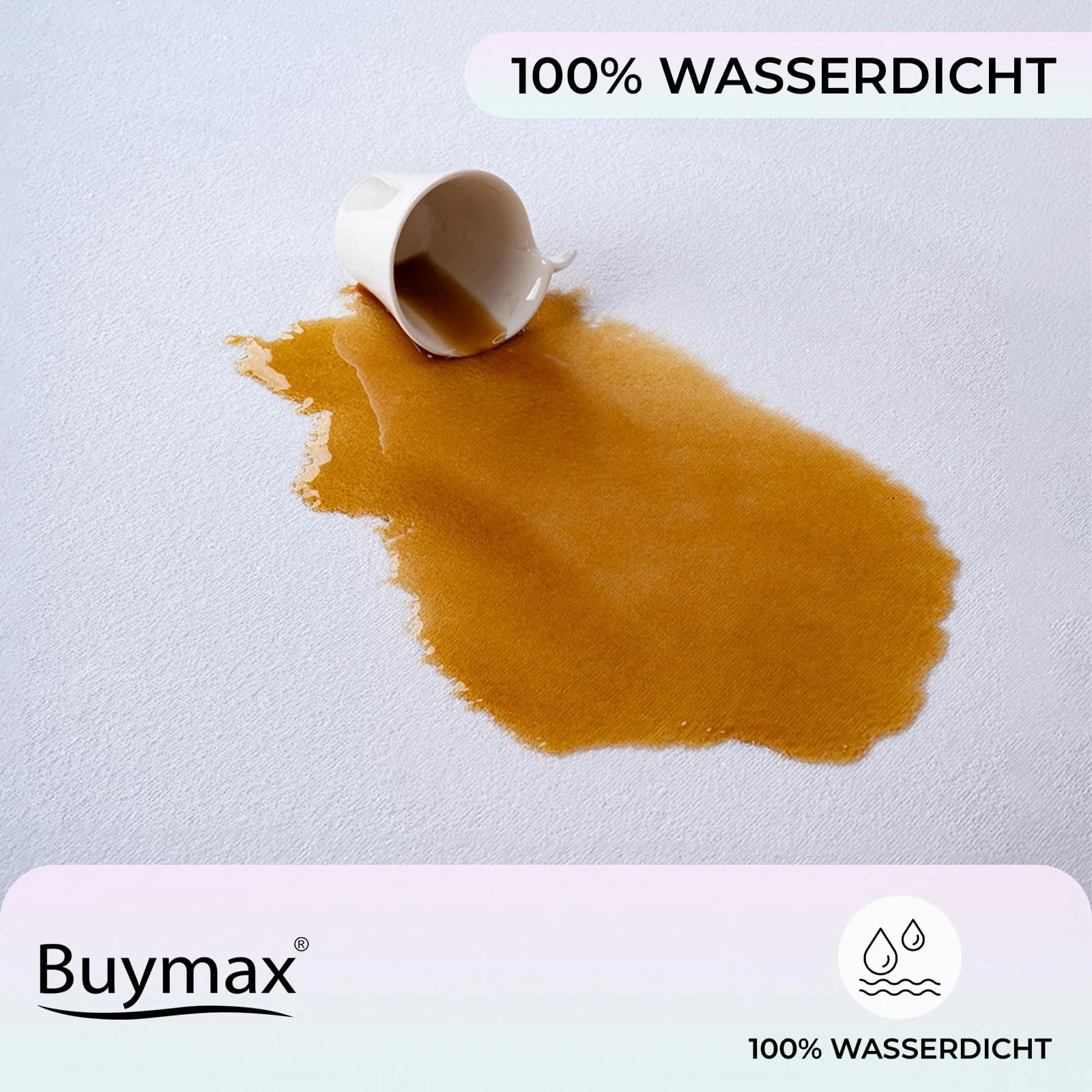 Набор Наматрасников Waterproof BUYMAX 2 шт. 90 x 200 см, фото №3