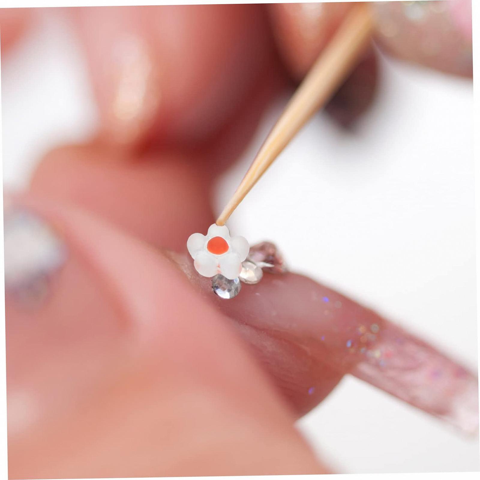 Прикраси для нігтів WOONEKY 100 шт. Квітка, фото №5