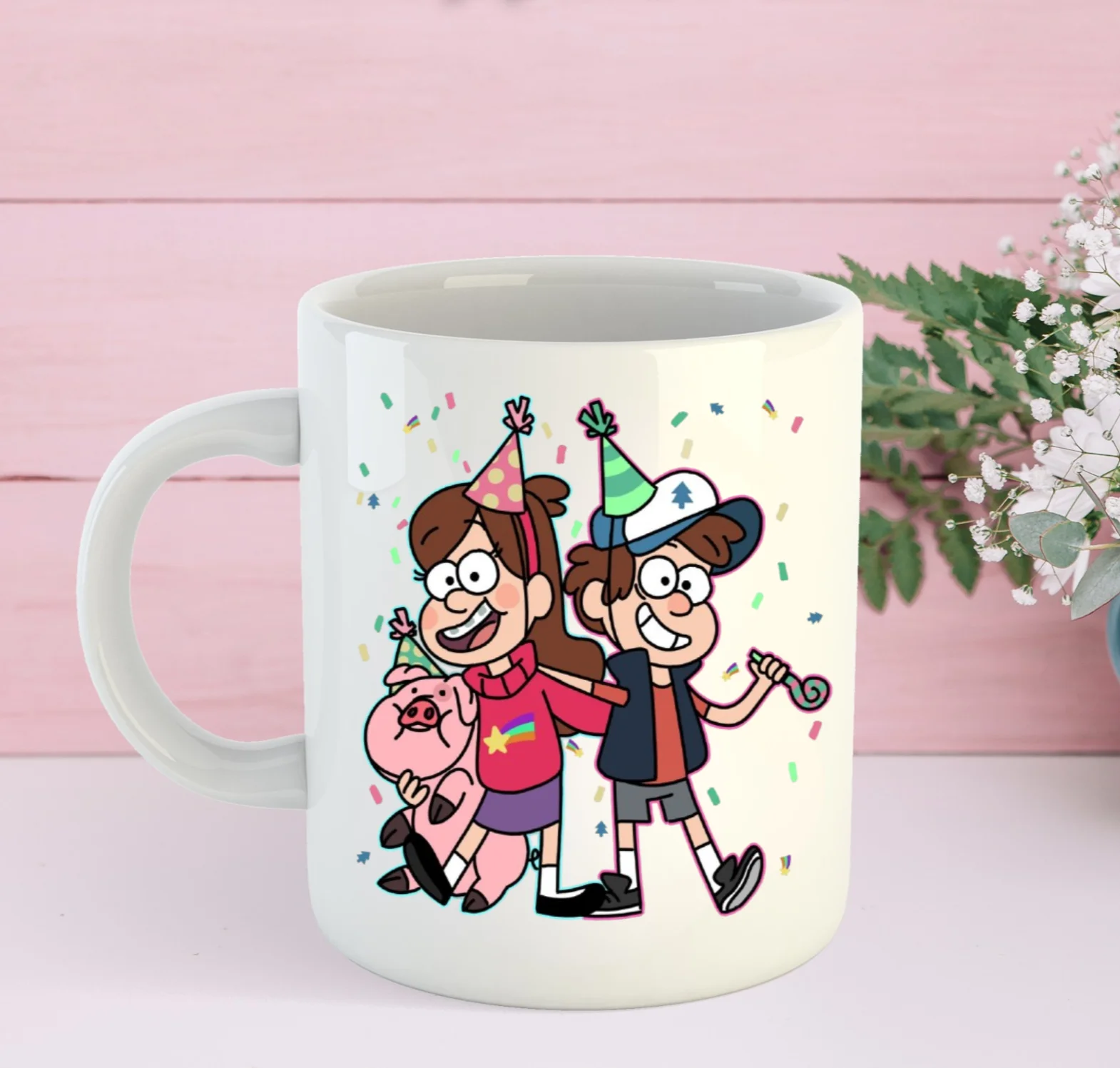 Чашка з принтом Gravity Falls керамічна 330 мл Uk_1156, фото №1 Чашка з принтом Gravity Falls керамічна 330 мл Uk_1156, фото №1