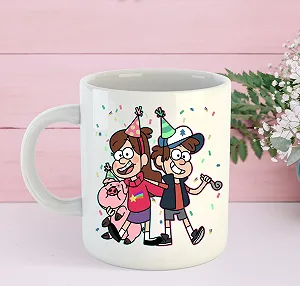 Чашка з принтом Gravity Falls керамічна 330 мл Uk_1156 - Фото 1