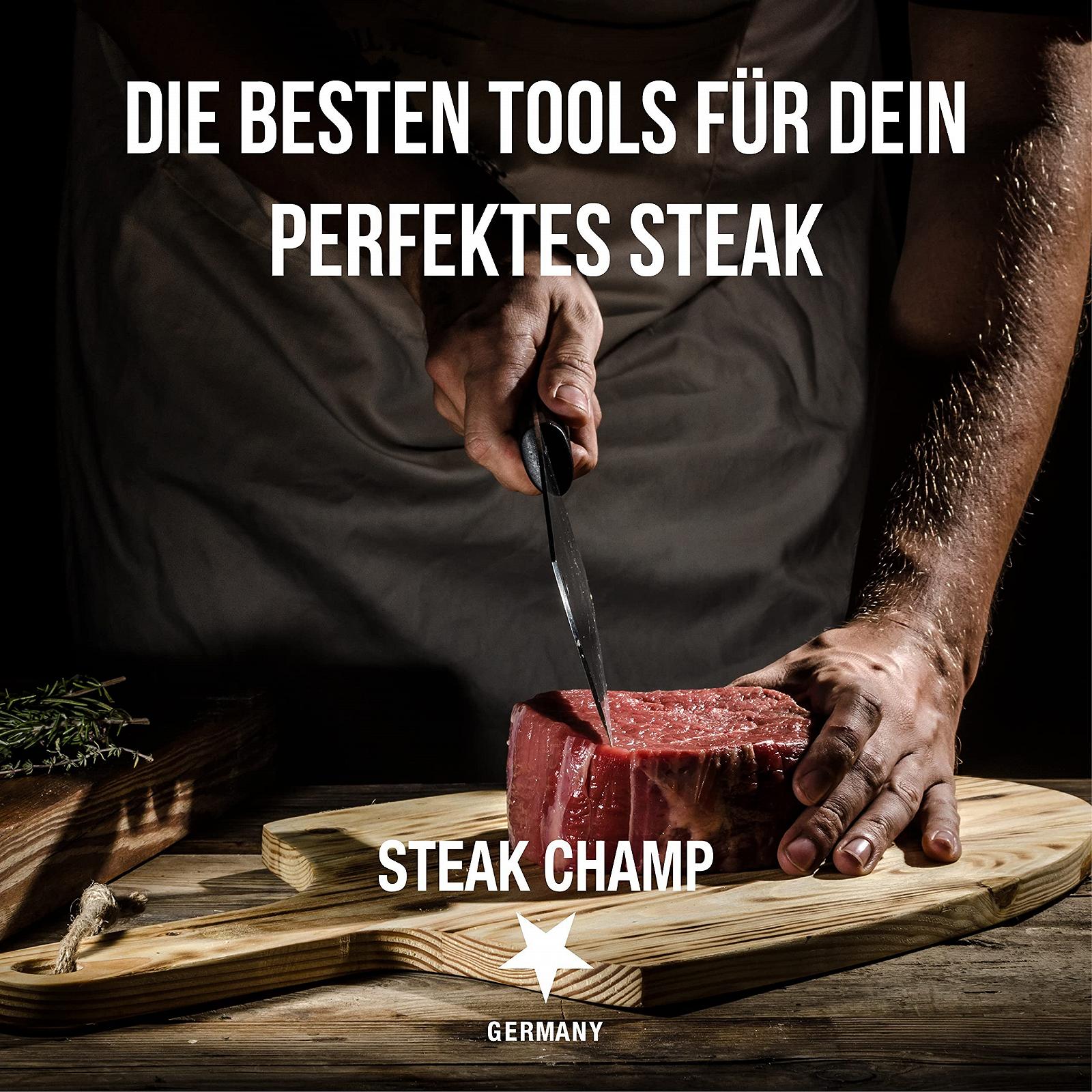 Сковорода-гриль Steak Champ Чавунна Для духовки/плити, фото №4