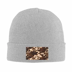 Шапка JBYJBX из коровьей кожи с принтом в стиле искусства synthetic.ua - Фото 1