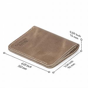 Кошелек Бифолд Otto Angelino Ultra Slim из натуральной кожи - Унисекс synthetic.ua - Фото 1