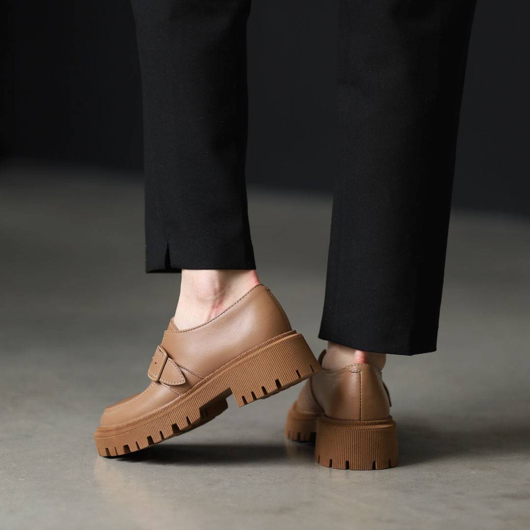 Туфлі жіночі шкіряні 4S 585046 Коричневі 36 37 38 39 40 41, фото №8