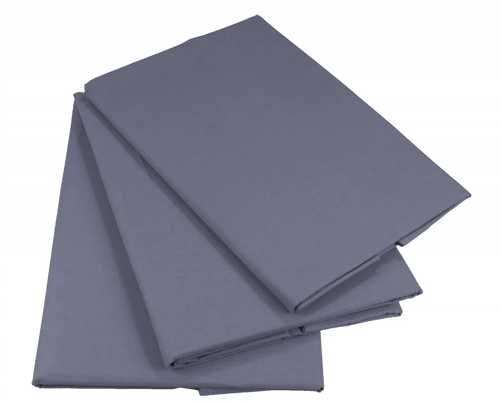 Простынь YONNKITEXX HOME Классическая без резинки 100% Хлопок 200 x 220 см Серый, фото №2