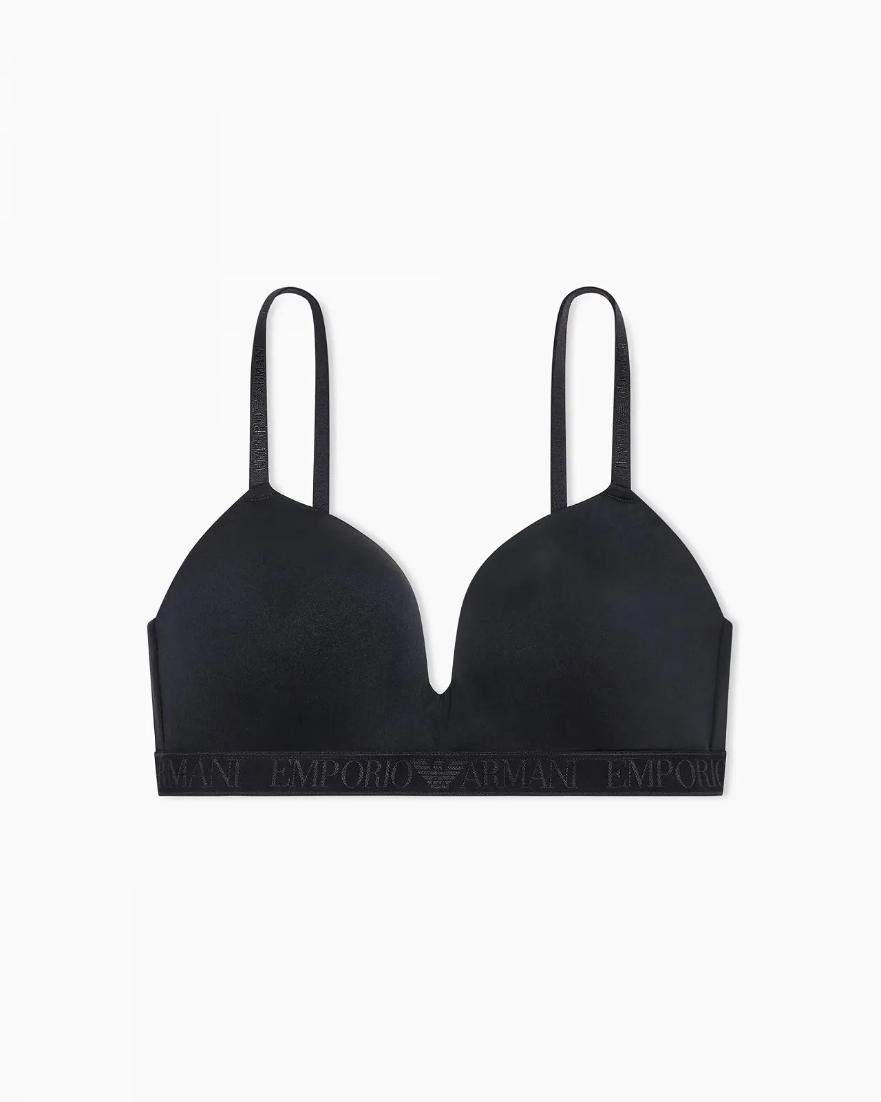 Бюстгальтер Emporio Armani Padded Triangle Bra з ущільненими чашками, фото №1 Бюстгальтер Emporio Armani Padded Triangle Bra з ущільненими чашками, фото №1