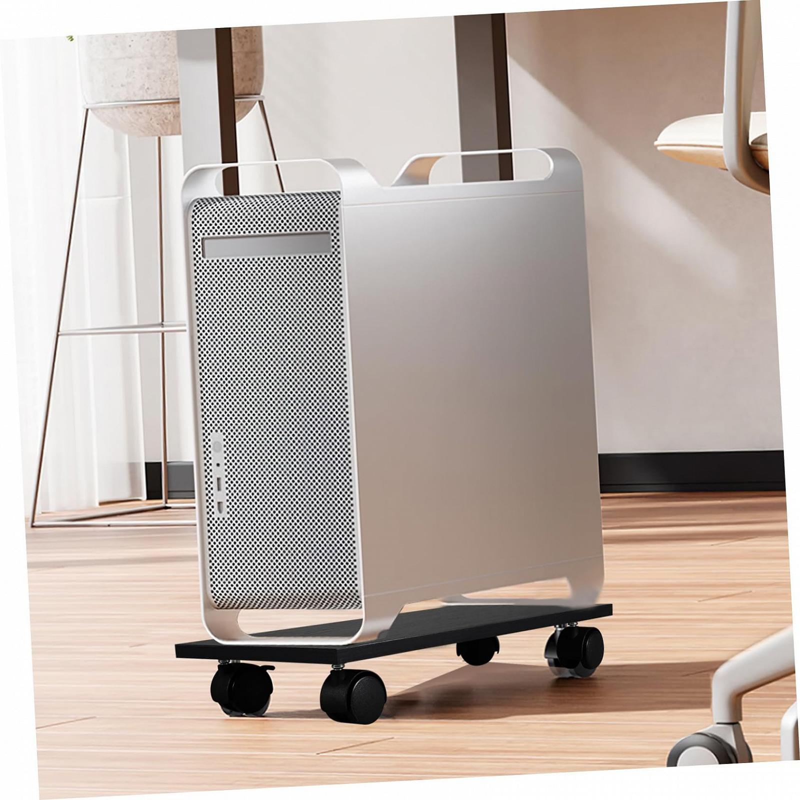 Подставка для ПК на колесах для напольного компьютера Держатель для башни Регулируемая напольная подставка для компьютерной башни Оптимизирована для циркуляции воздуха Ударопрочная подставка для процессора, фото №6
