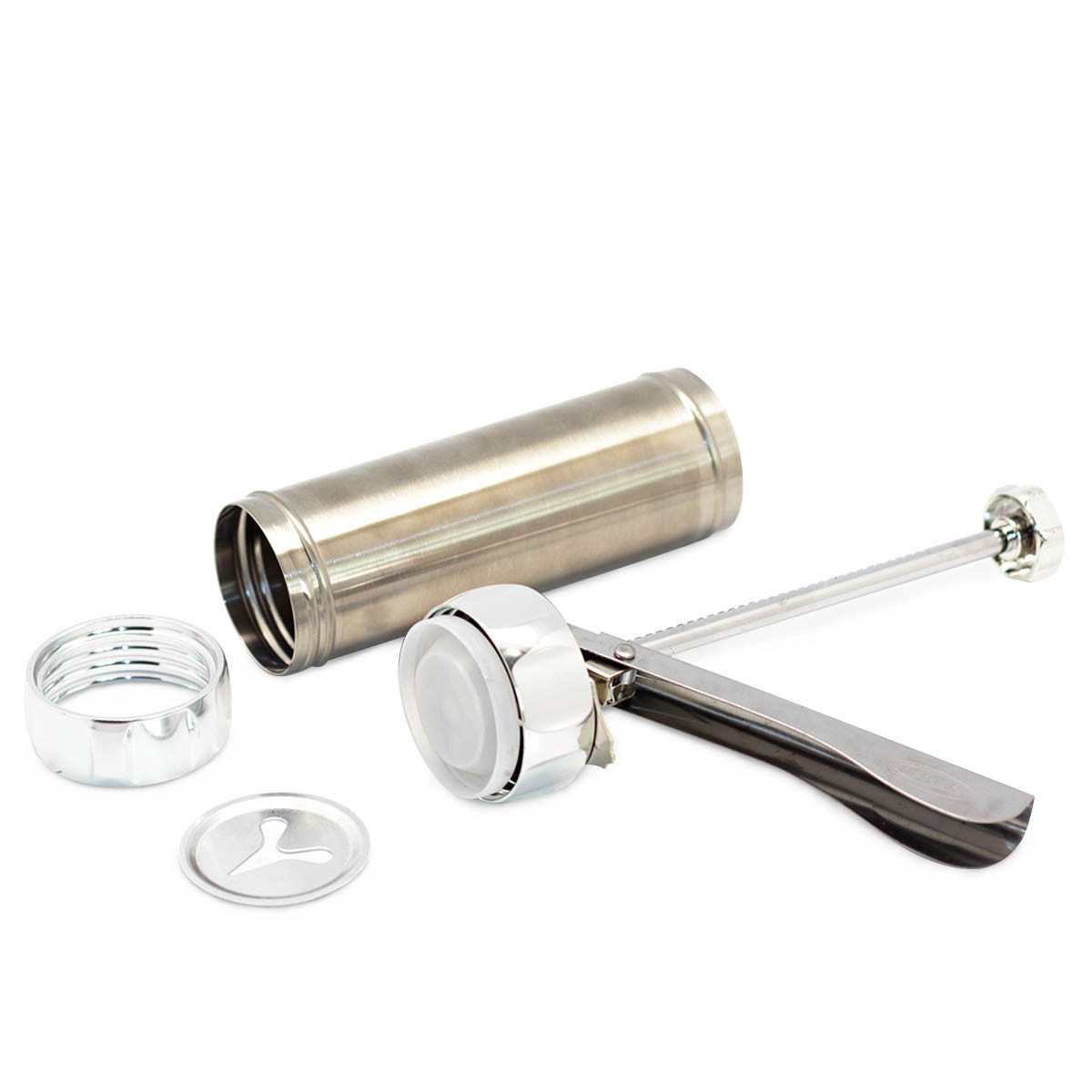 Шприц кондитерский для печенья Kamille из нержавеющей стали с насадками KM-6504, фото №3