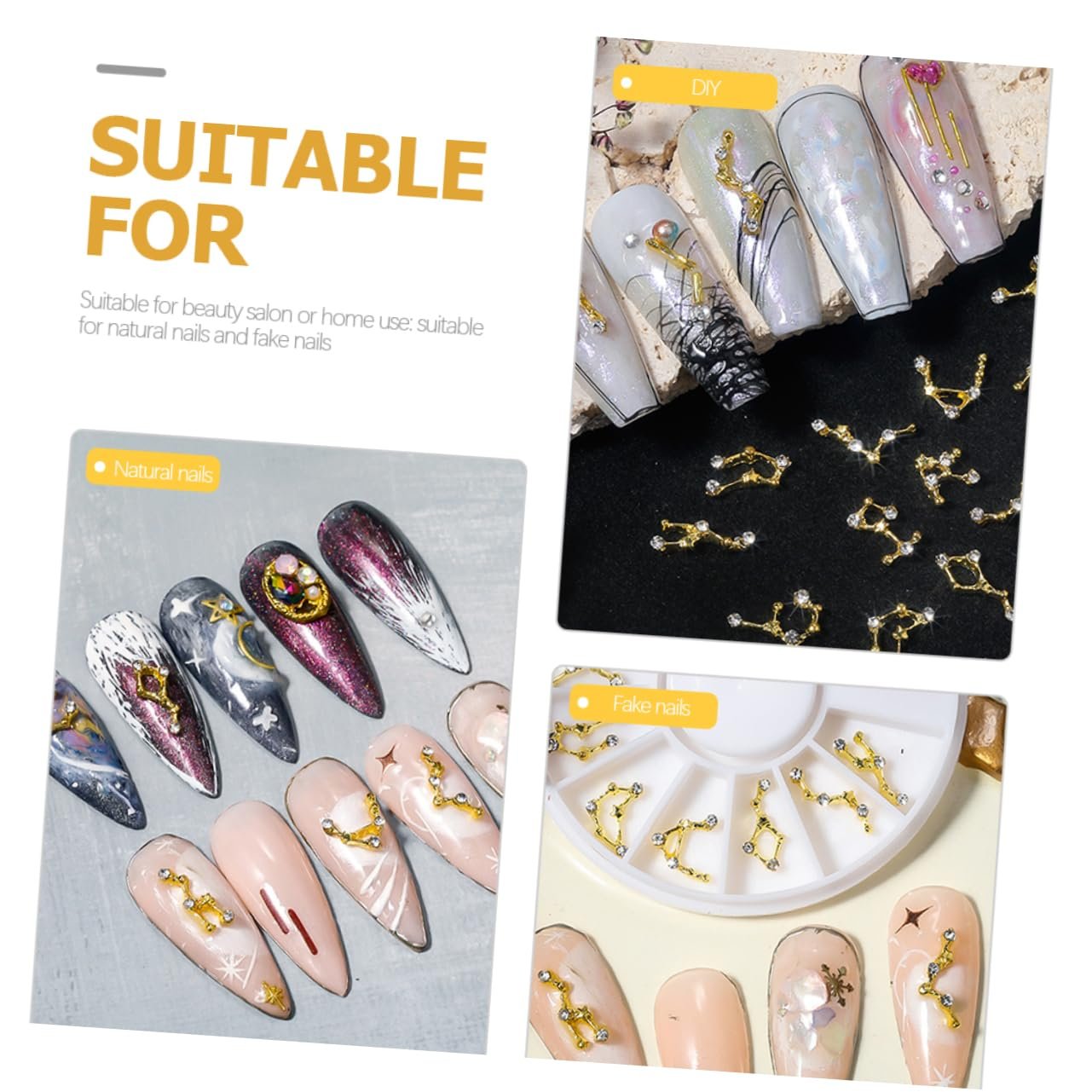 Диски для дизайна ногтей Знаки Зодиака FRCOLOR, 3 шт., фото №3