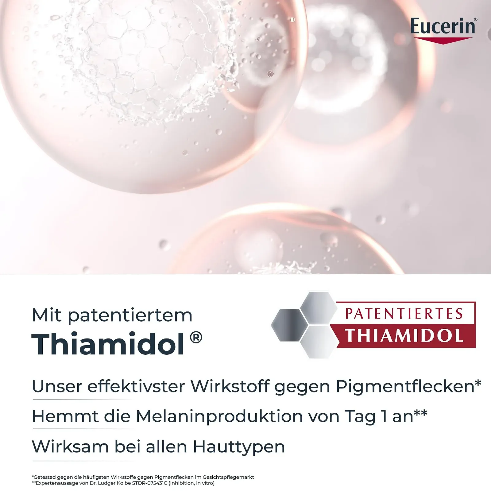 Денний крем Eucerin Hyaluronic Filler + Elasticity Rosé SPF 30 50 мл з рожевими пігментами, гіалуроновою кислотою та тіамідолом для зменшення зморшок та пігментних плям, фото №5