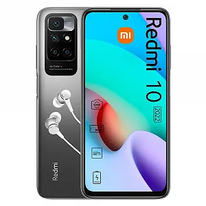 Смартфон Xiaomi Redmi 10 2022 4/64GB 6,5" FHD+ 90Hz 50MP AI Quad Camera Dual SIM Grey (с наушниками) - Фото 1