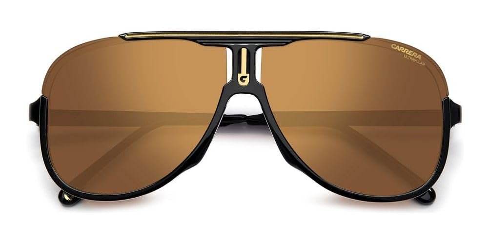 Унісекс Сонцезахисні Окуляри Carrera 1059/S R60 64/11/145 R60/YL Чорний Коричневий, 64, коричневий, фото №3