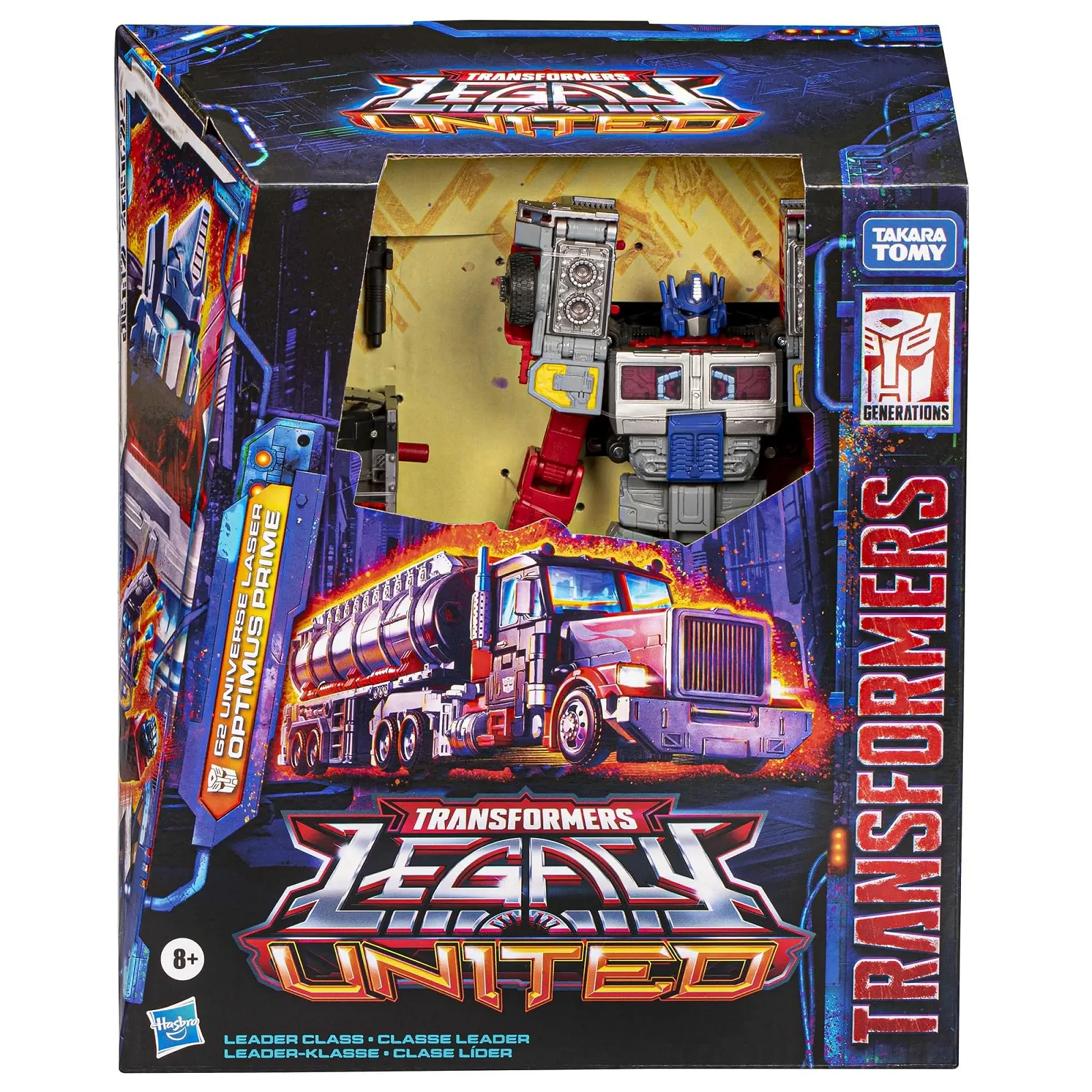 Фигурка Transformers Legacy United Leader Class G2 Universe Laser Optimus Prime 19 см, фото №5
