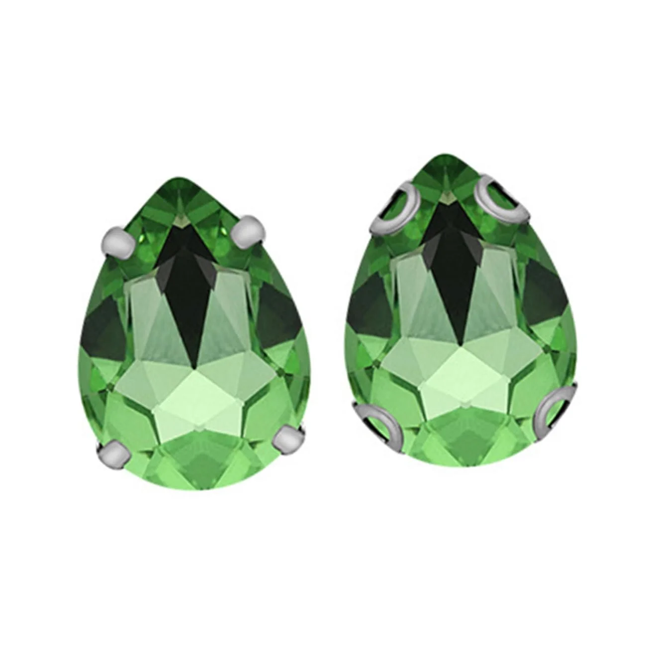 Стразы Листок Lurrose Уникальные кристаллы стекла высокой чистоты для обуви и аксессуаров для одежды, фото №1