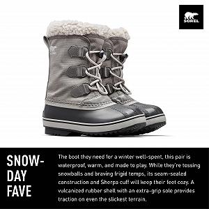 Ботинки Sorel Unisex Kinder Yoot Pac Nylon Wp водонепроницаемые synthetic.ua - Фото 1