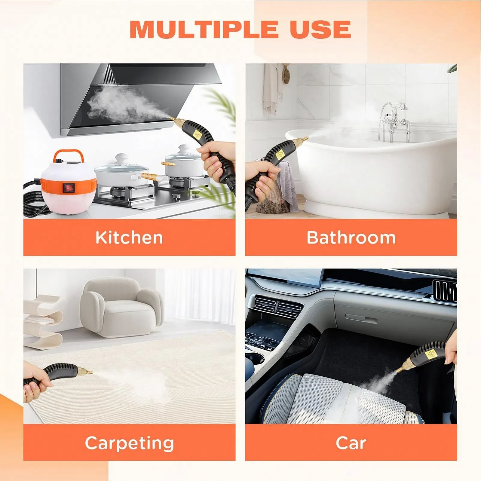 Пароочисник ручний 1 L 220 V 6 рівнів, фото №5 Пароочисник ручний 1 L 220 V 6 рівнів, фото №5