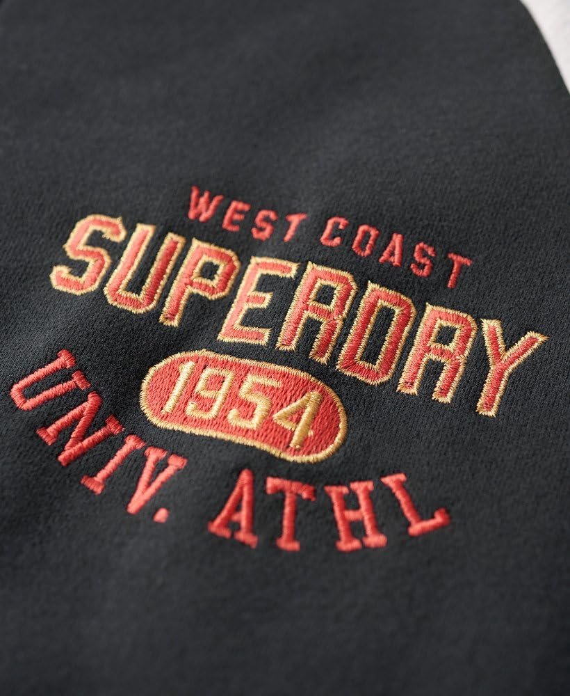 Бомбер Superdry College Jersey з графікою з літерами, фото №5