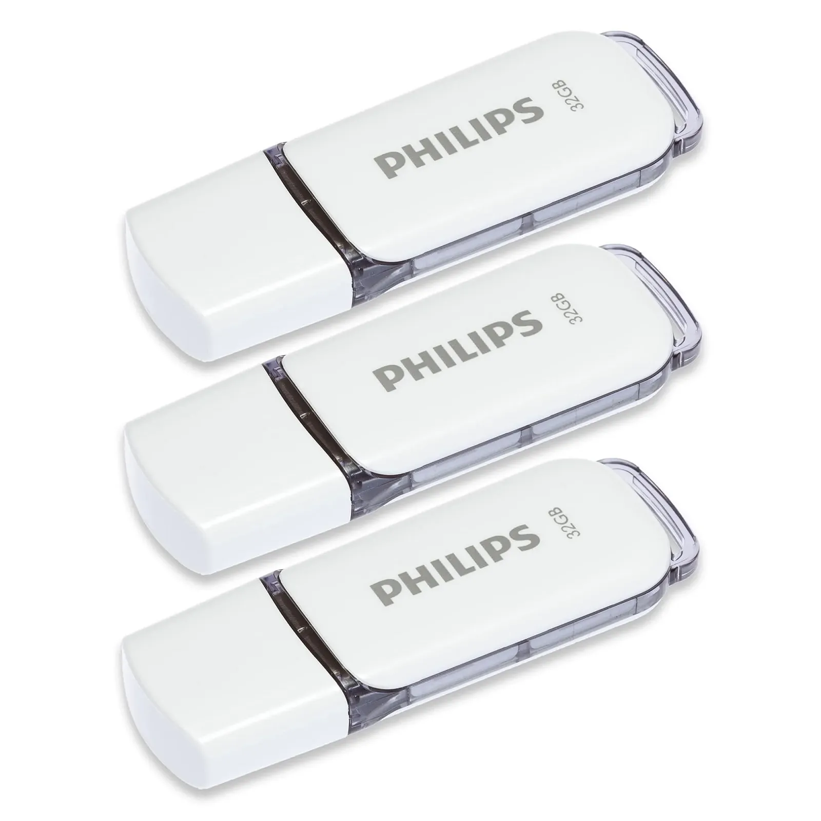 USB-флеш-накопичувач Philips Snow Edition 2.0 3x 32 GB 23 MB/s White/Grey, фото №3