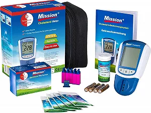 Система контроля липидного профиля крови Swiss Point Of Care Mission Cholesterol / 3 в 1 - Фото 1