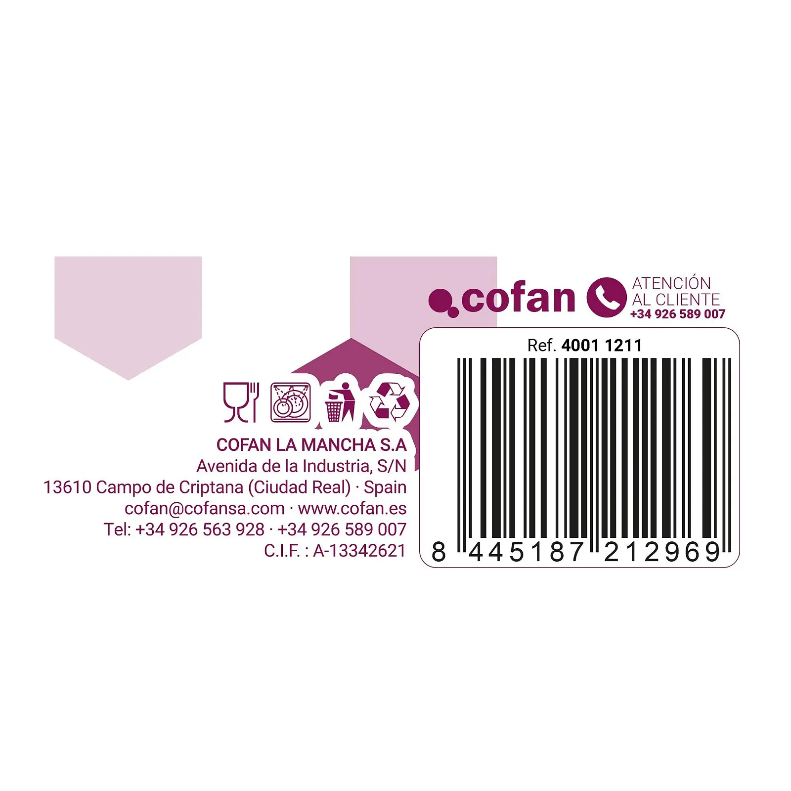 Креманка Cofan 28.5cl Стекло Прозрачный, набор 6 штук, фото №5