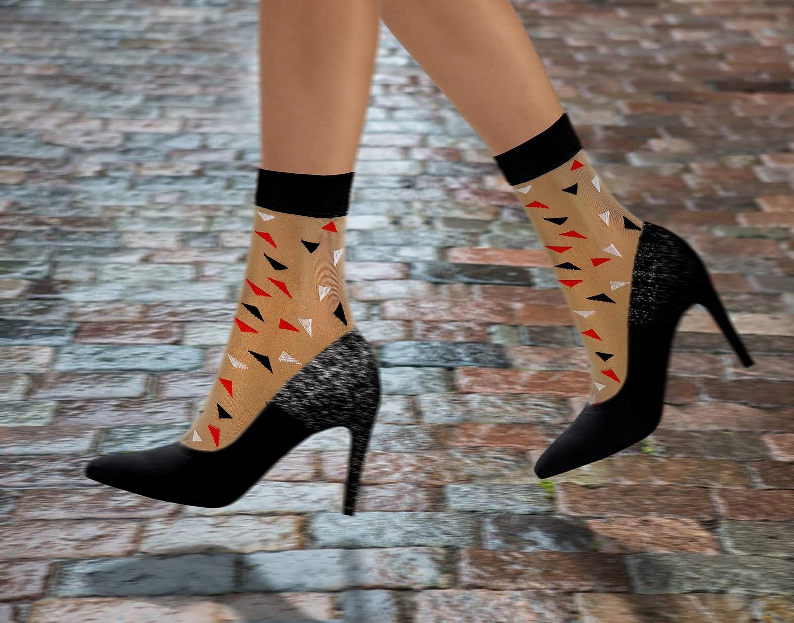 Шкарпетки Sesto Senso Nylon Pattern Ultra Thin, 2 пари, фото №4