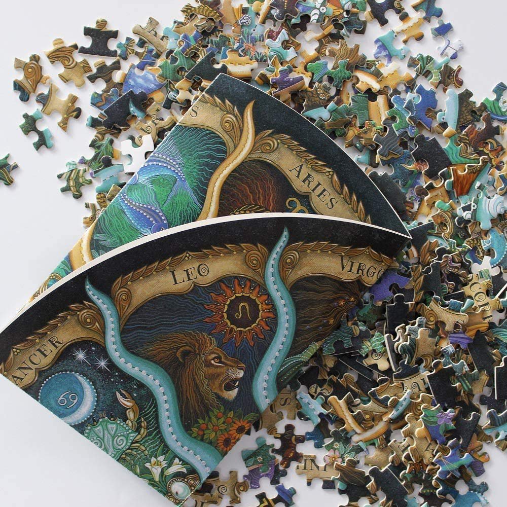 Пазл FALUCKKY Twelve Constellations 1000 деталей Круглый Сложный уровень, фото №3