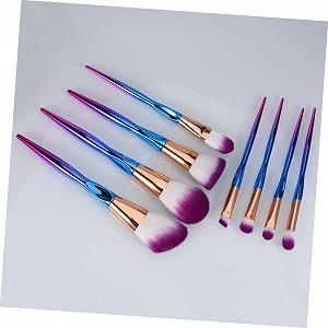 Набір пензлів для макіяжу Beaupretty 8 шт. Пензлі для пудри, косметичні пензлі, професійний набір для макіяжу synthetic.ua - Фото 1