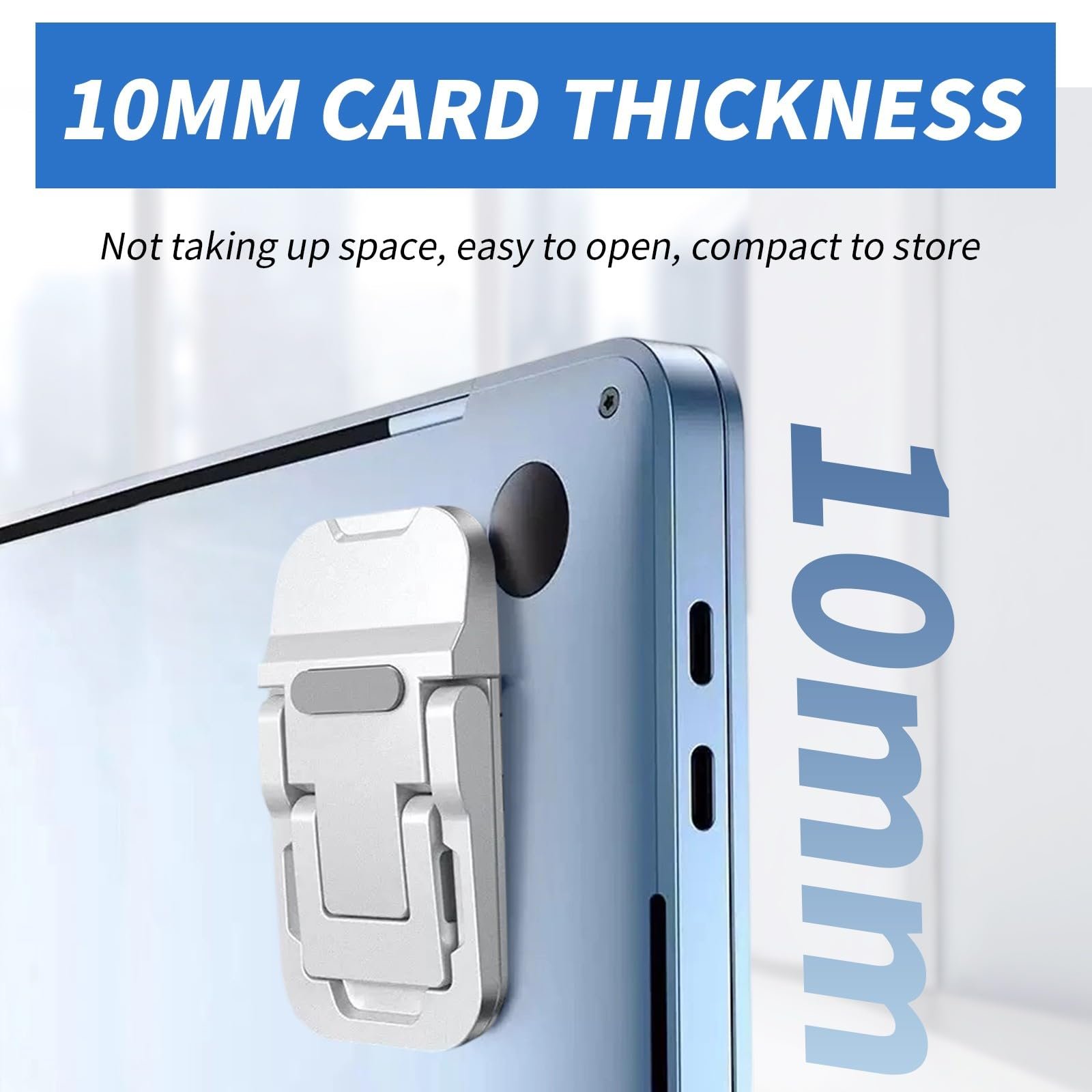 Мини-подставка для ноутбука, портативная подставка для клавиатуры для стола, складная невидимая подставка для ноутбука, самоклеящаяся подставка для компьютера для ноутбука, для всех ноутбуков (двойной слой), фото №4