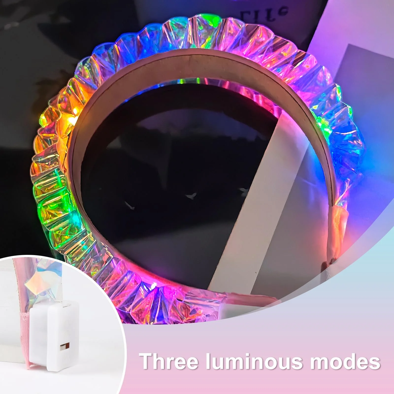 Обруч CPROSP Світлодіодний, 3 режими, фото №4