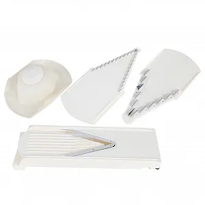 Багатофункціональна терка Aoresac V-подібний слайсер з лезом з нержавіючої сталі з захистом для рук, для овочів та фруктів synthetic.ua - Фото 1