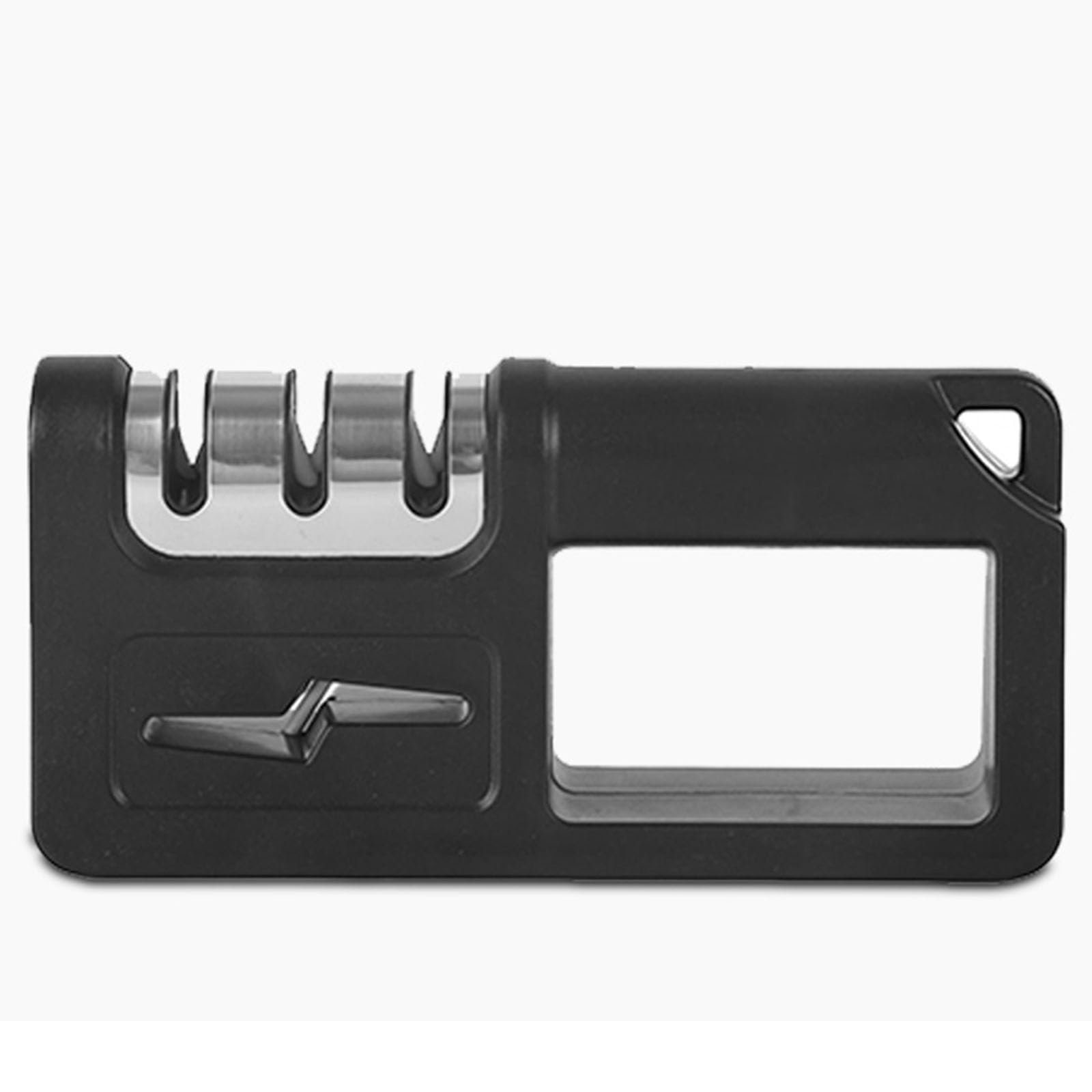 Точило для ножів керамічна професійна 3-ступенева з основою з ABS, фото №3