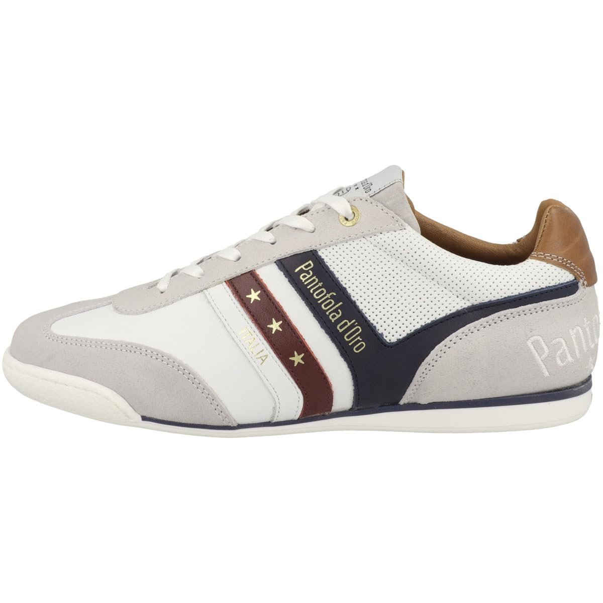 Кеди Pantofola d'Oro Vasto Uomo Low Білий/Світло-сірий, фото №1 Кеди Pantofola d'Oro Vasto Uomo Low Білий/Світло-сірий, фото №1