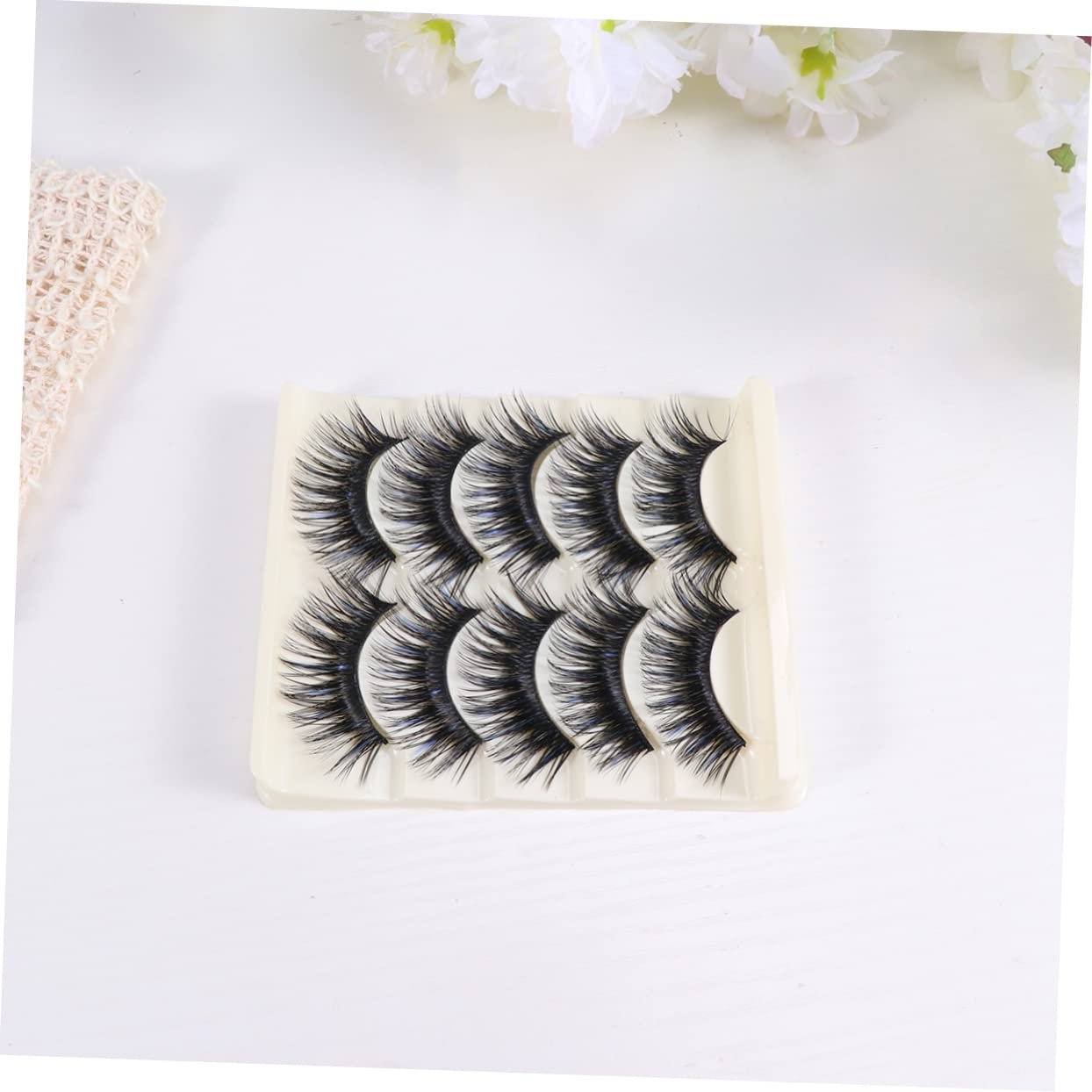 Ресницы Angoily 15 пар Многоразовые искусственные натуральный вид Коричневые густой объем длинные полоски крестовые, фото №4 Ресницы Angoily 15 пар Многоразовые искусственные натуральный вид Коричневые густой объем длинные полоски крестовые, фото №4