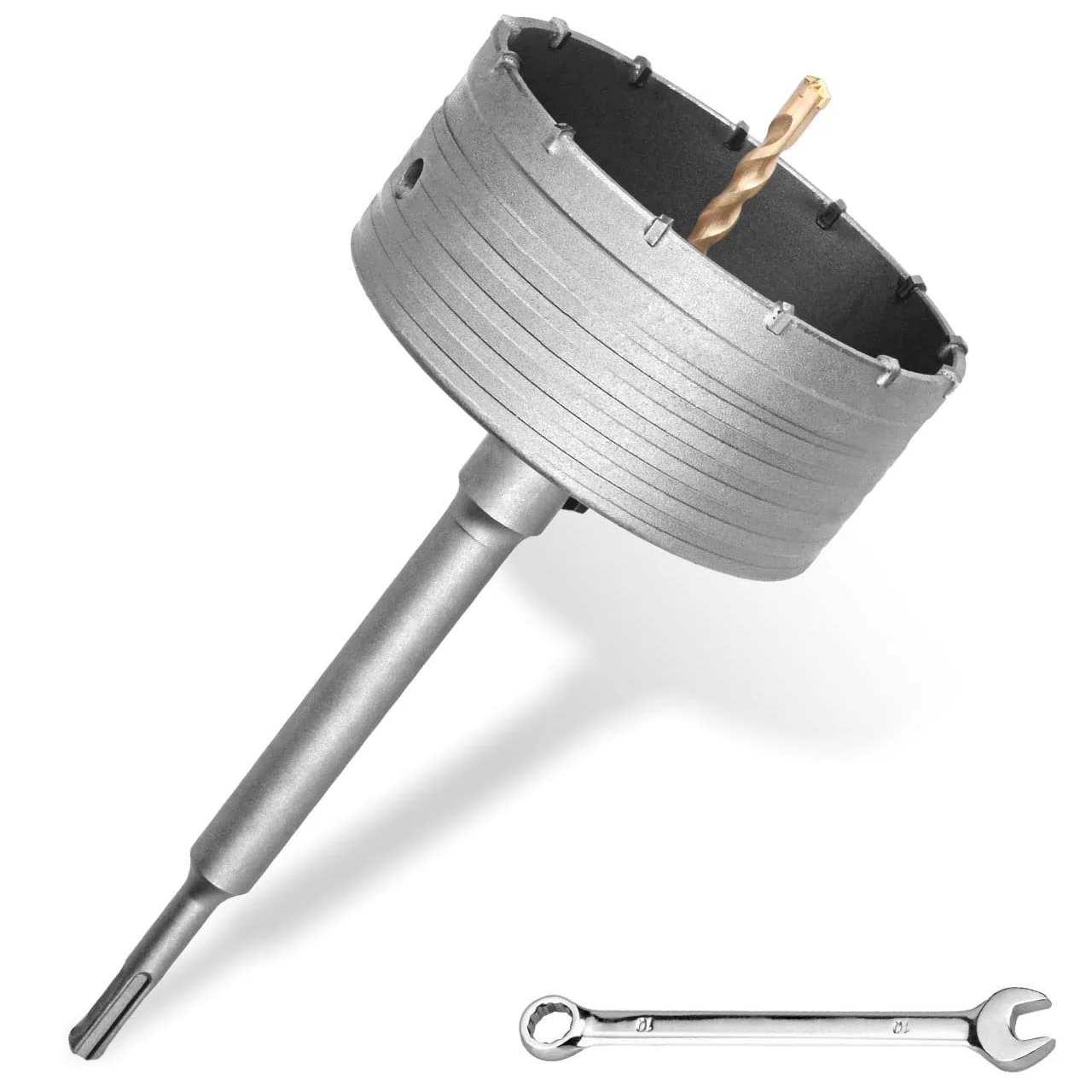 Свердло Hsawbit / 160 мм / SDS Plus / Сріблястий, фото №1 Свердло Hsawbit / 160 мм / SDS Plus / Сріблястий, фото №1