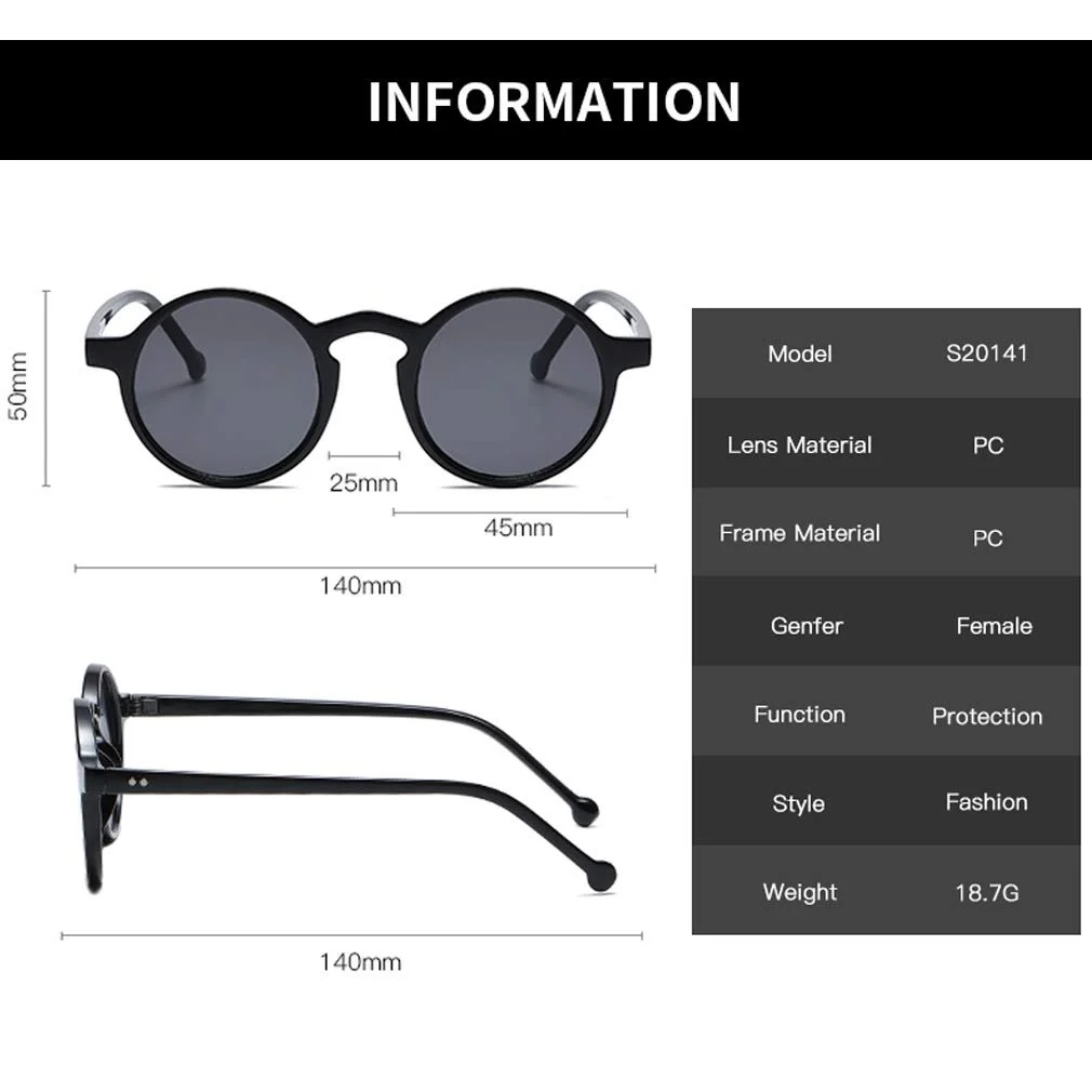 Круглі сонцезахисні окуляри Long Keeper Unisex Маленькі круглі ретро вінтажні, фото №3 Круглі сонцезахисні окуляри Long Keeper Unisex Маленькі круглі ретро вінтажні, фото №3