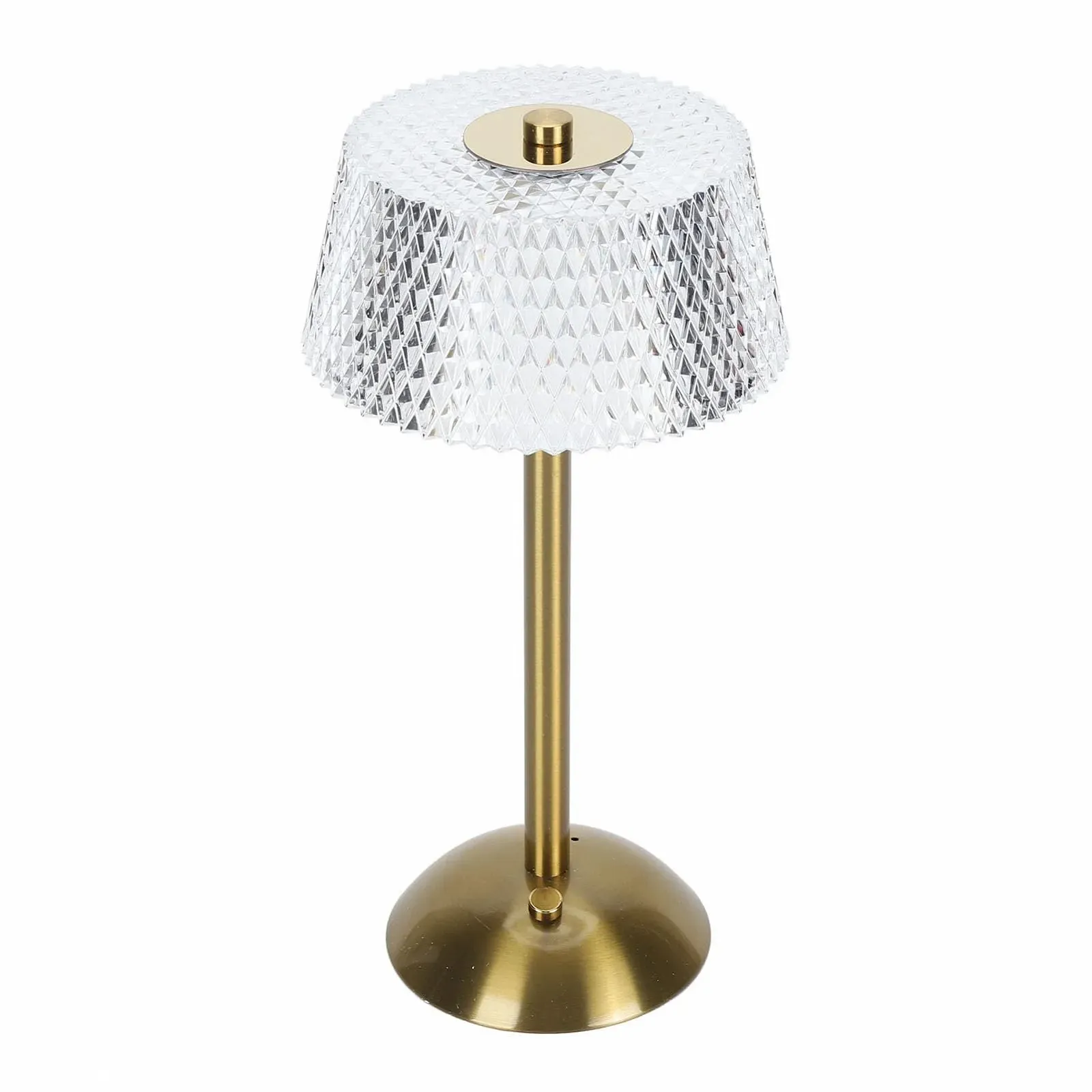 Настольная лампа Crystal Беспроводная Хрустальная Сенсорная 3 цвета Акумуляторная, фото №7