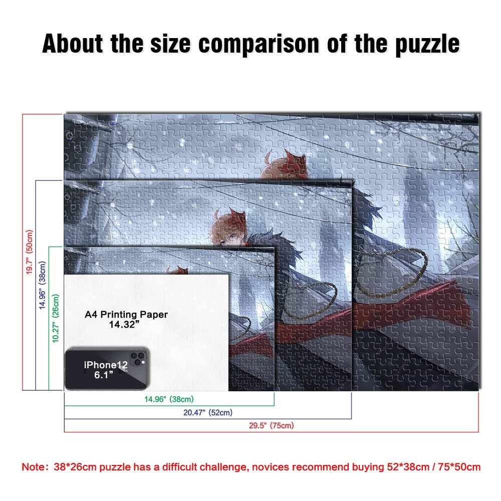Пазл Genshin Impact Tartaglia 1000 деталей картонный 26 x 38 см, фото №5 Пазл Genshin Impact Tartaglia 1000 деталей картонный 26 x 38 см, фото №5