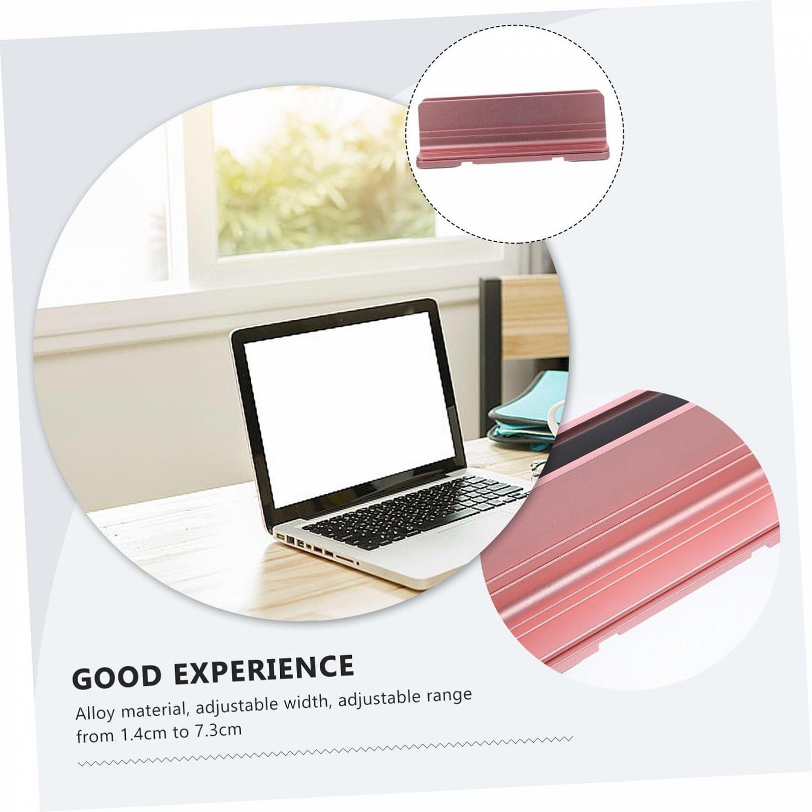 Підставка для ноутбука алюмінієва вертикальна NOLITOY тримач для ноутбука міцний компактний, фото №6