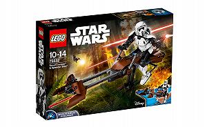 Детский конструктор LEGO Star Wars Штурмовик-разведчик на спидере (75532) - Фото 1