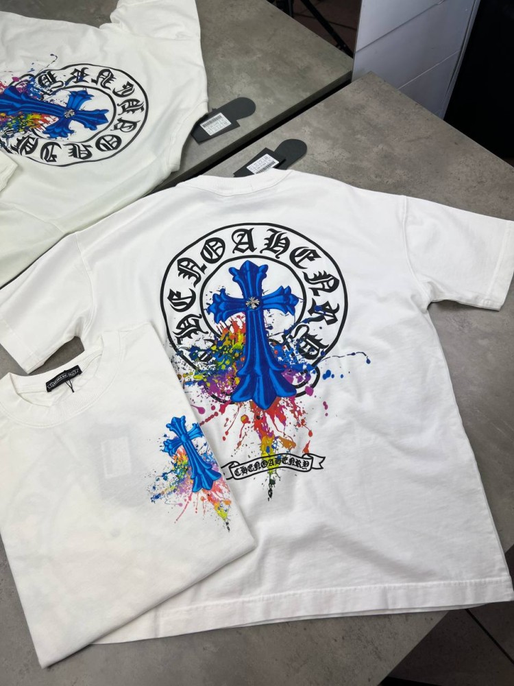 Футболка Chrome Heart White f660, фото №5