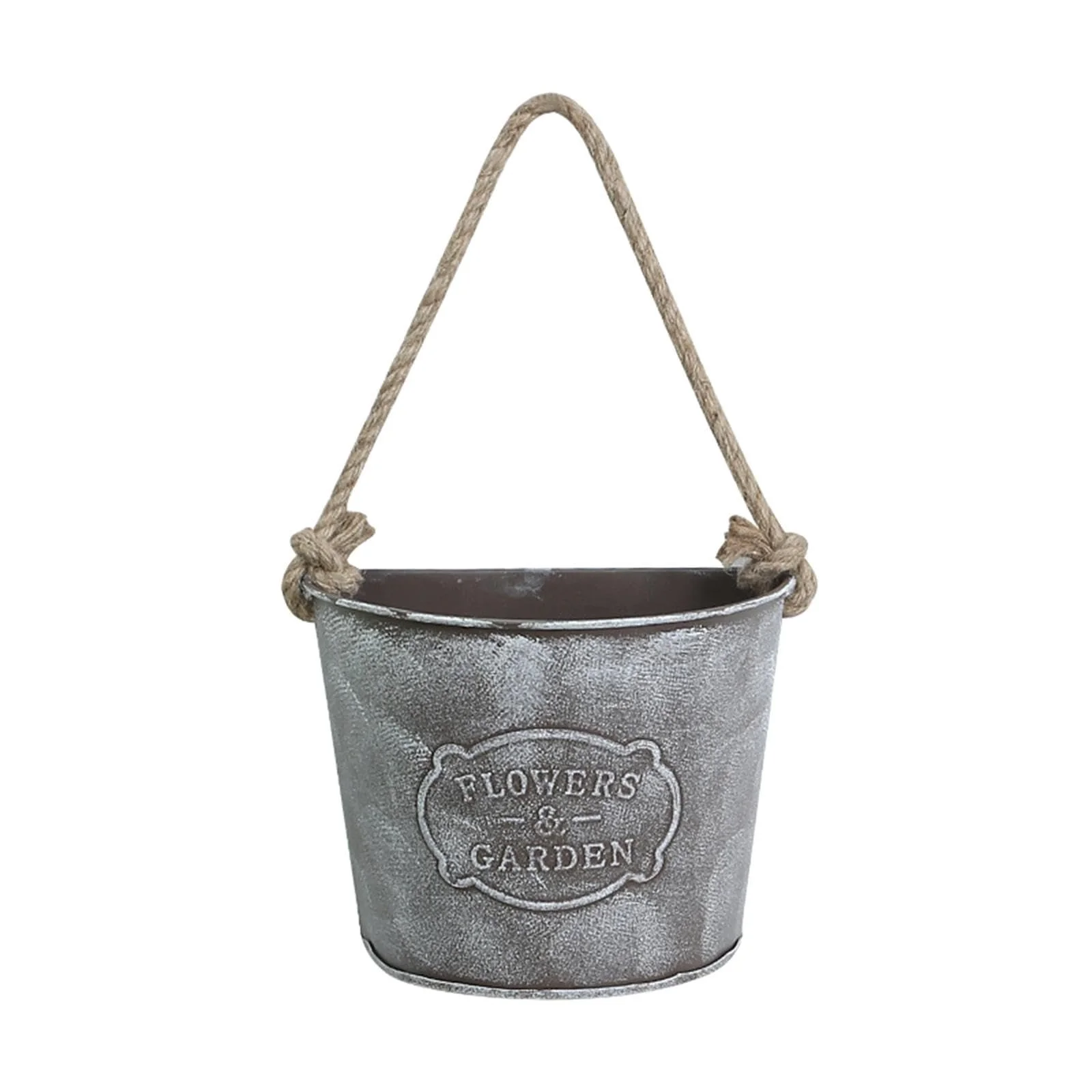 Підвісне кашпо Залізо Напівкругле Вінтажне, фото №1 Підвісне кашпо Залізо Напівкругле Вінтажне, фото №1